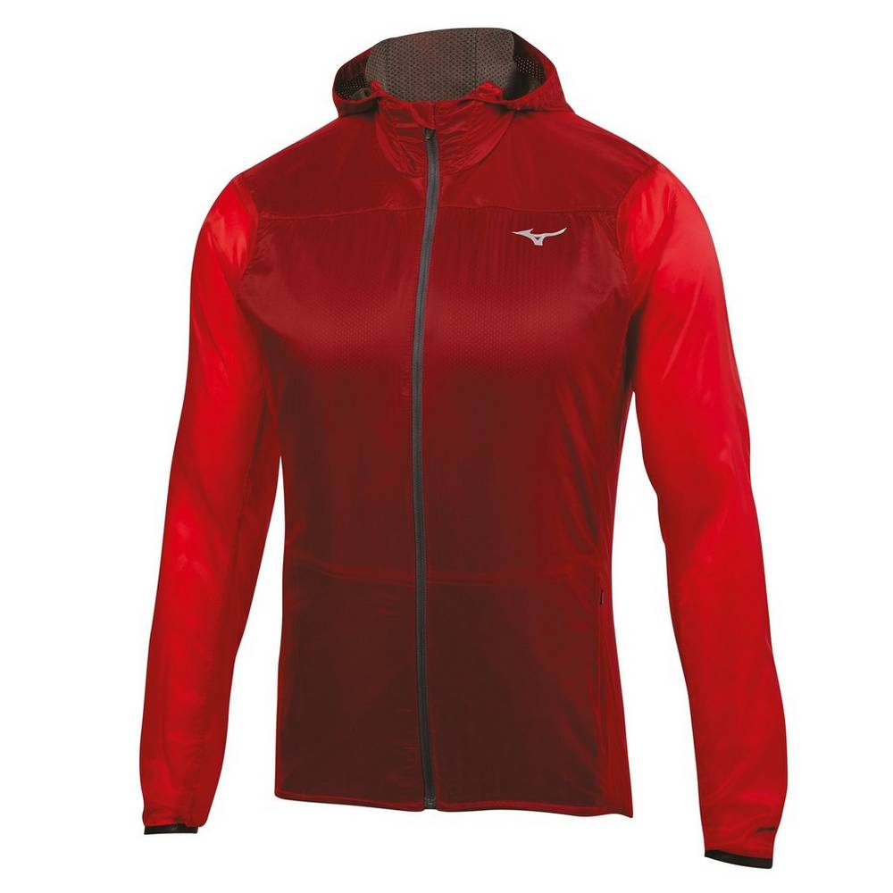 Chaqueta Mizuno Breath Thermo Hoody Hombre Rojas Comprar HVAY-61073